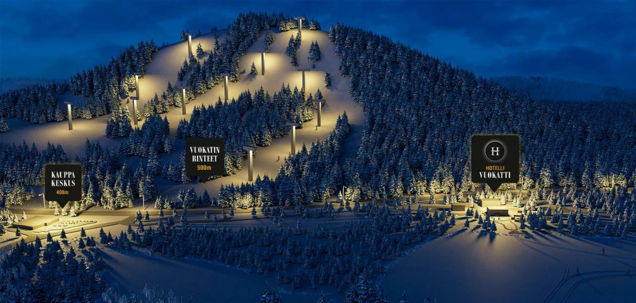 Aateli Lakeside Chalets - Former Vuokatti Suites ภายนอก รูปภาพ